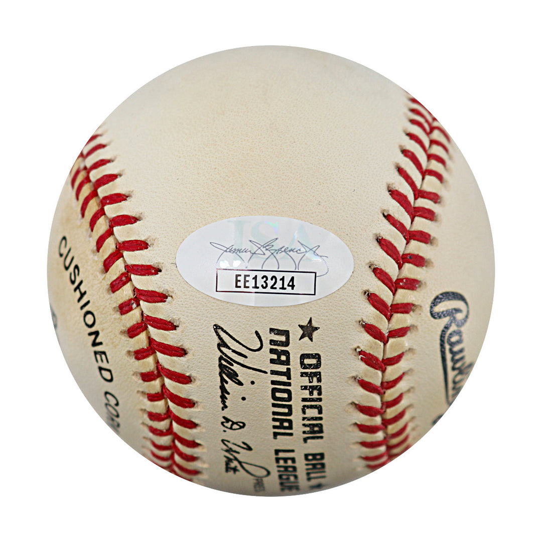 Tom Seaver Nolan Ryan New York Mets Dual Signed ONL Baseball JSA COA