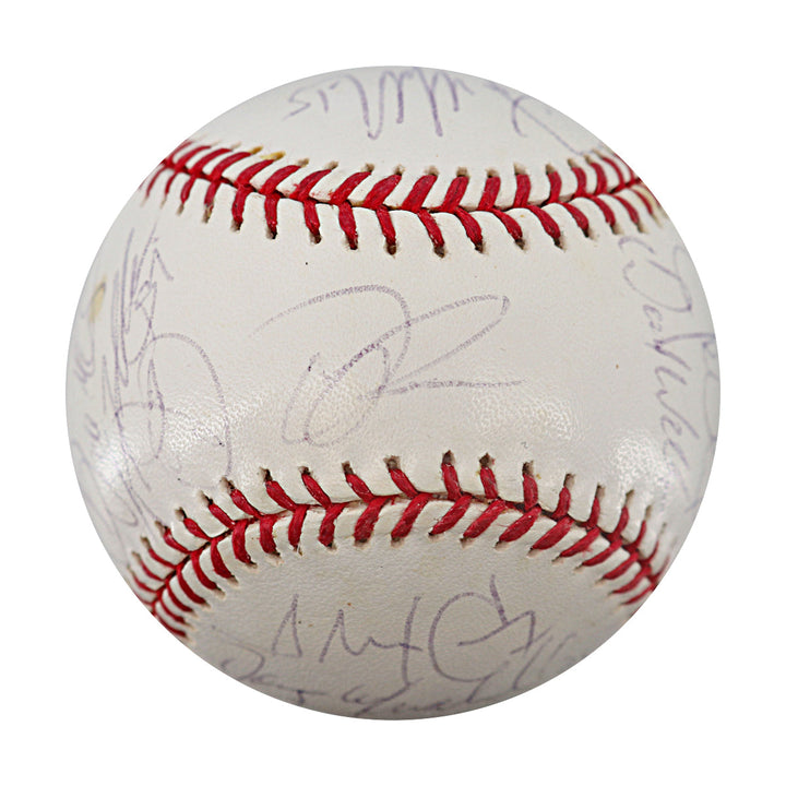2005 Boston Red Sox Team Multi Signed OMLB Baseball JSA LOA