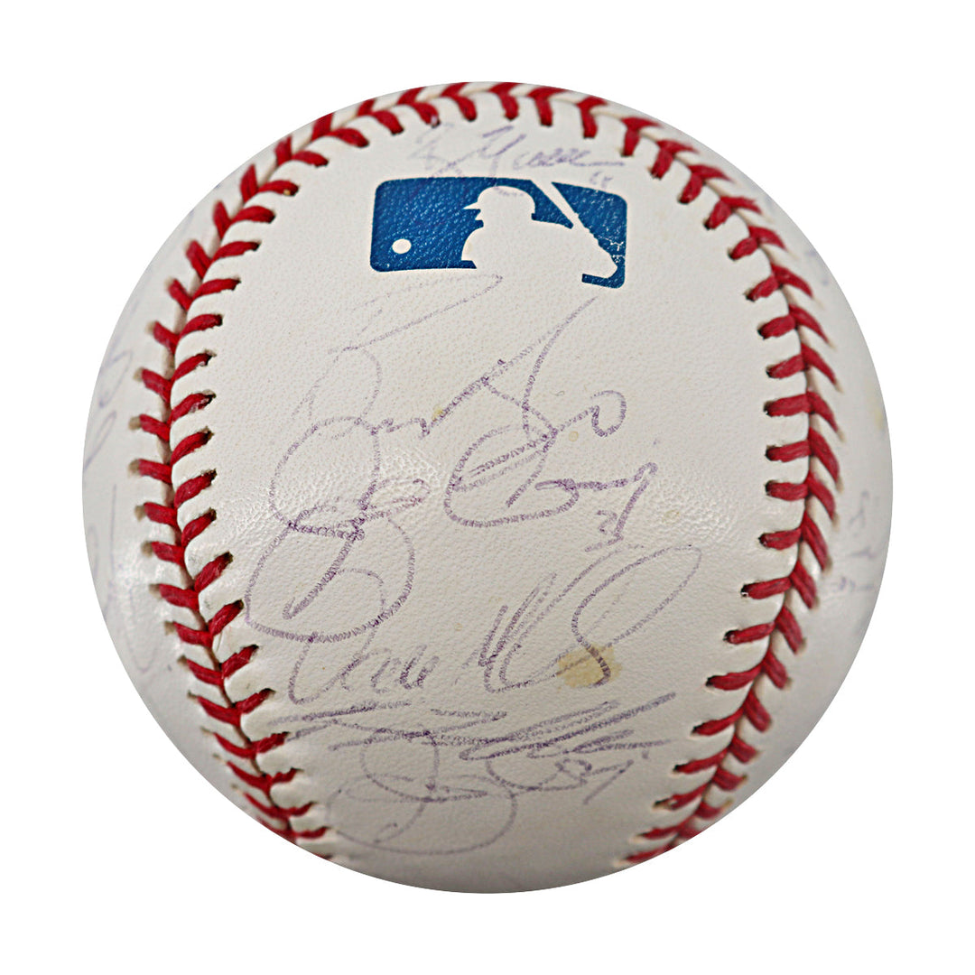 2005 Boston Red Sox Team Multi Signed OMLB Baseball JSA LOA