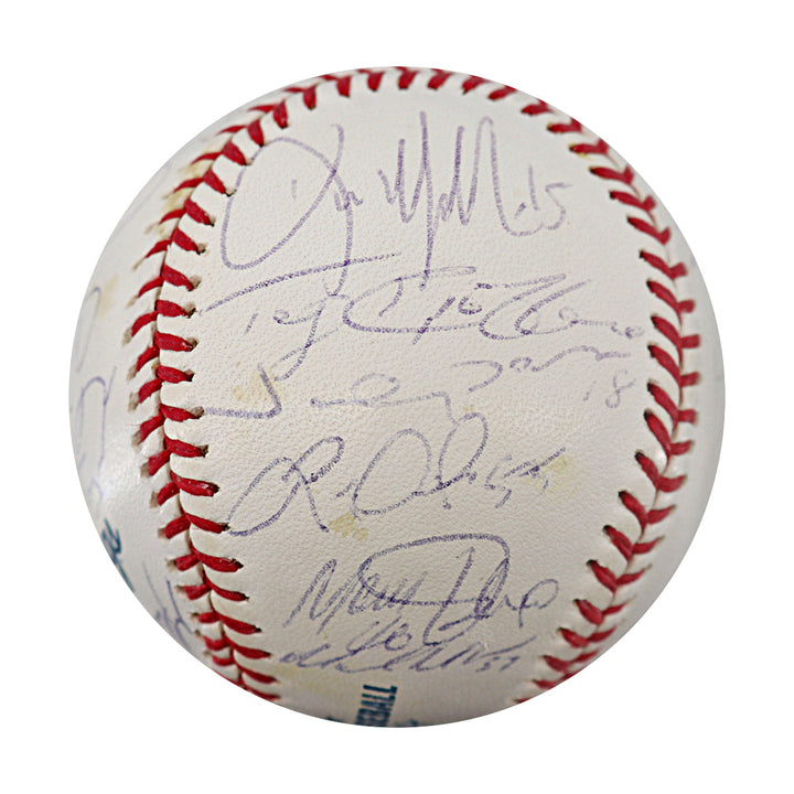 2005 Boston Red Sox Team Multi Signed OMLB Baseball JSA LOA