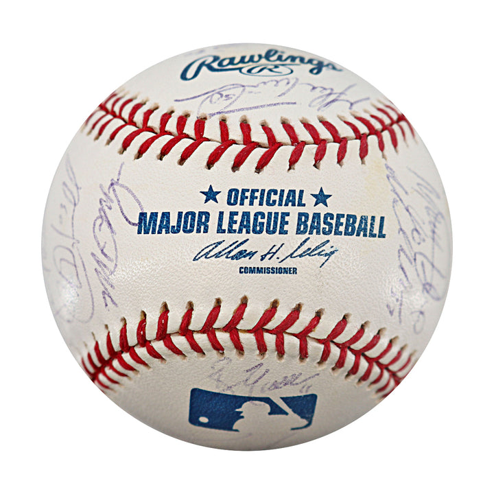 2005 Boston Red Sox Team Multi Signed OMLB Baseball JSA LOA