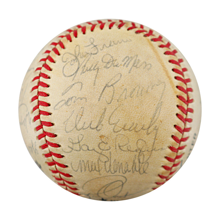 1985 Cincinnati Reds Team Multi Signed ONL Baseball JSA LOA