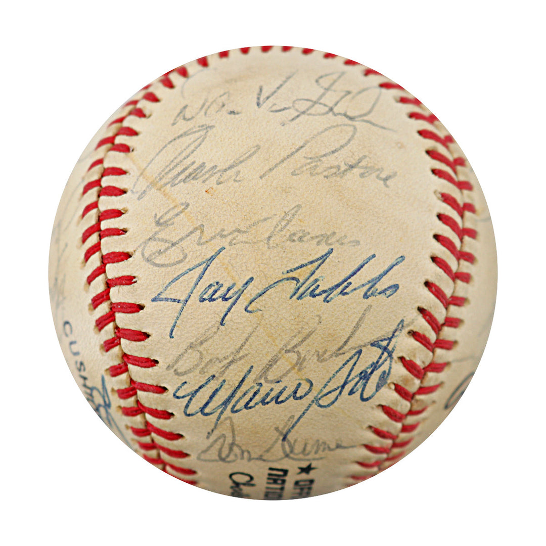 1985 Cincinnati Reds Team Multi Signed ONL Baseball JSA LOA