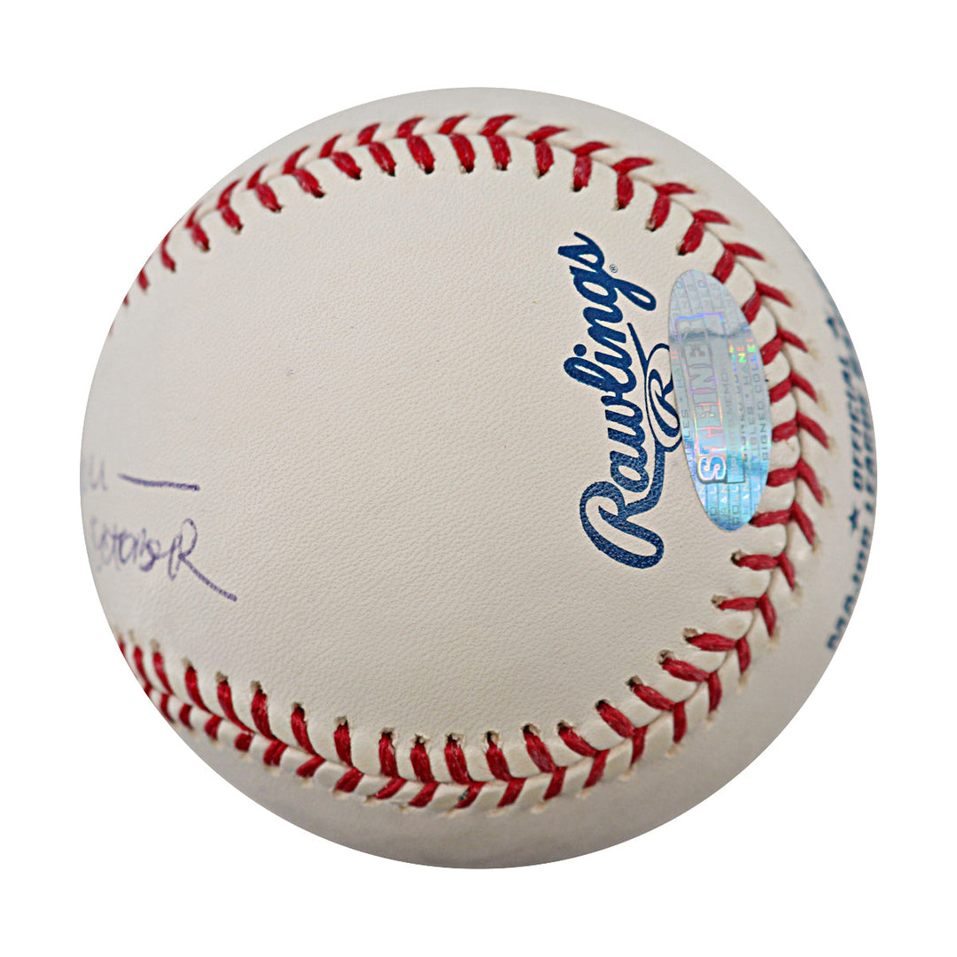 Reggie Jackson New York Yankees Autographed Inscribed OMLB Baseball Steiner COA