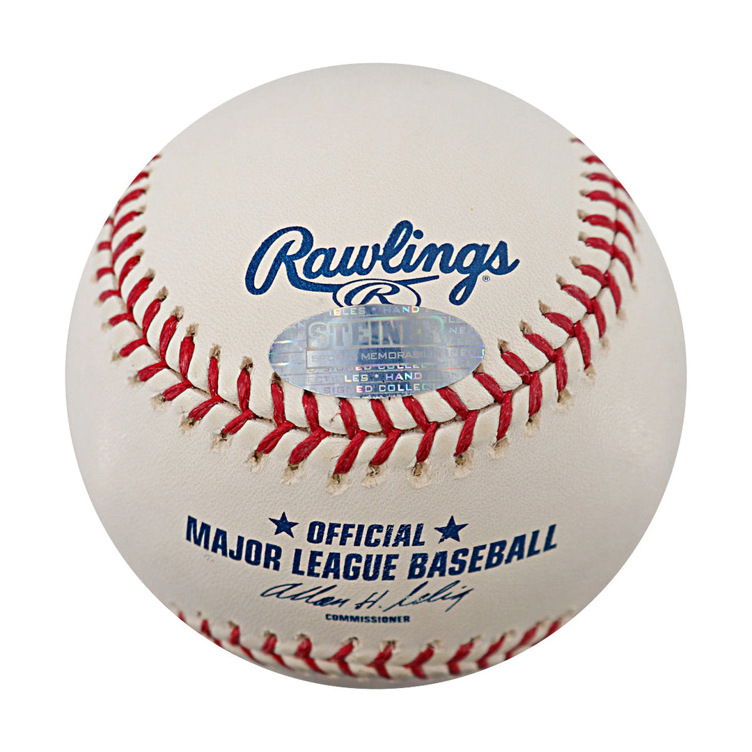 Reggie Jackson New York Yankees Autographed Inscribed OMLB Baseball Steiner COA