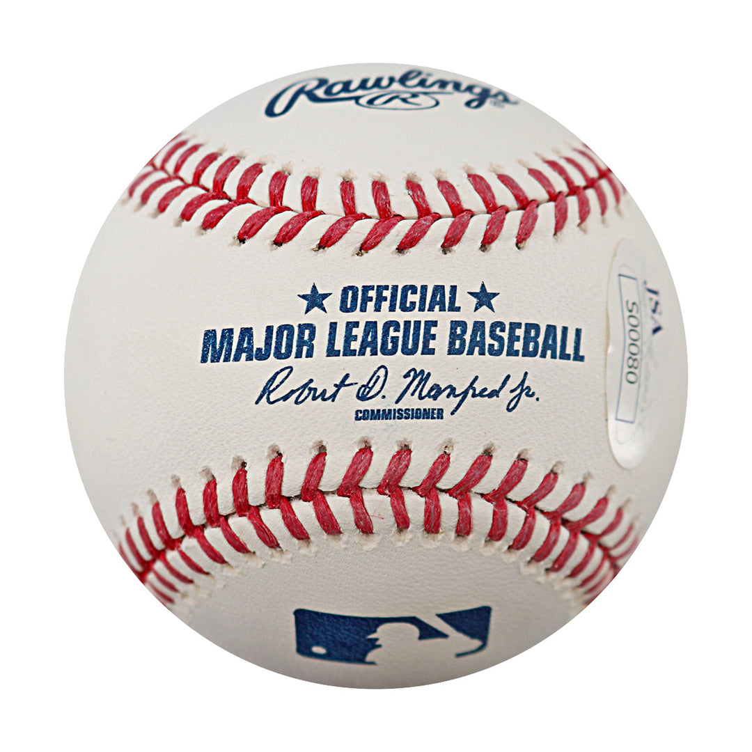 Greg Bird New York Yankees Autographed OMLB Baseball JSA Holo