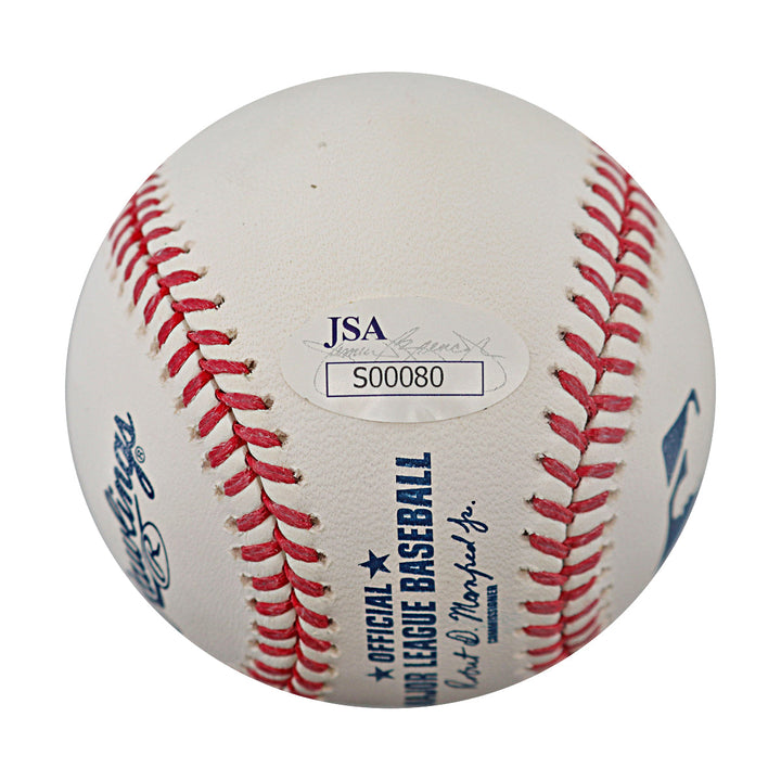 Greg Bird New York Yankees Autographed OMLB Baseball JSA Holo