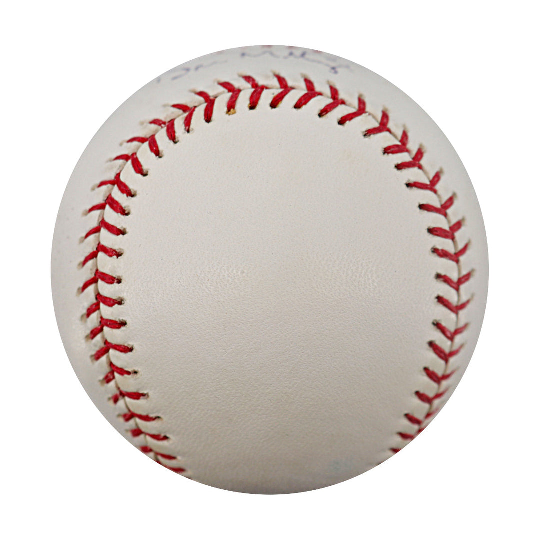 Don Mattingly New Yankees Autographed OMLB Baseball JSA COA