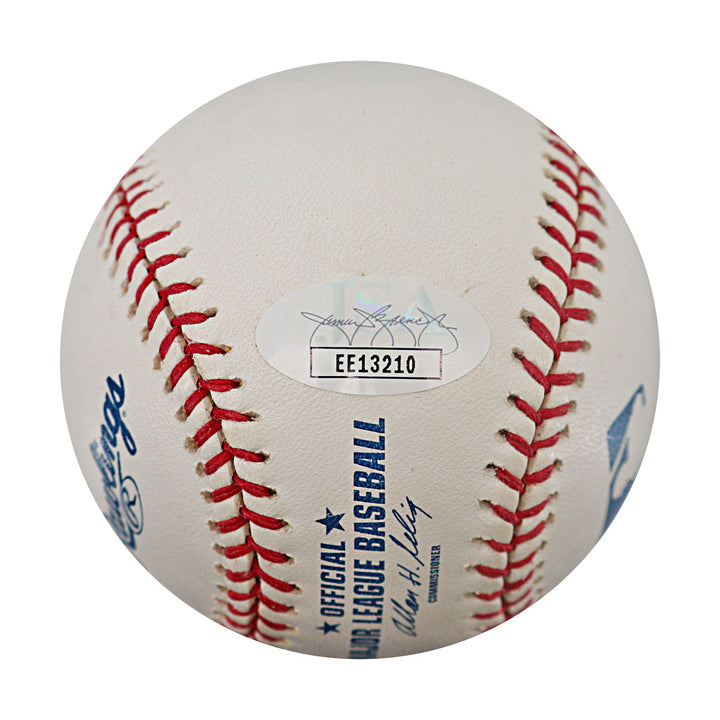 Don Mattingly New Yankees Autographed OMLB Baseball JSA COA