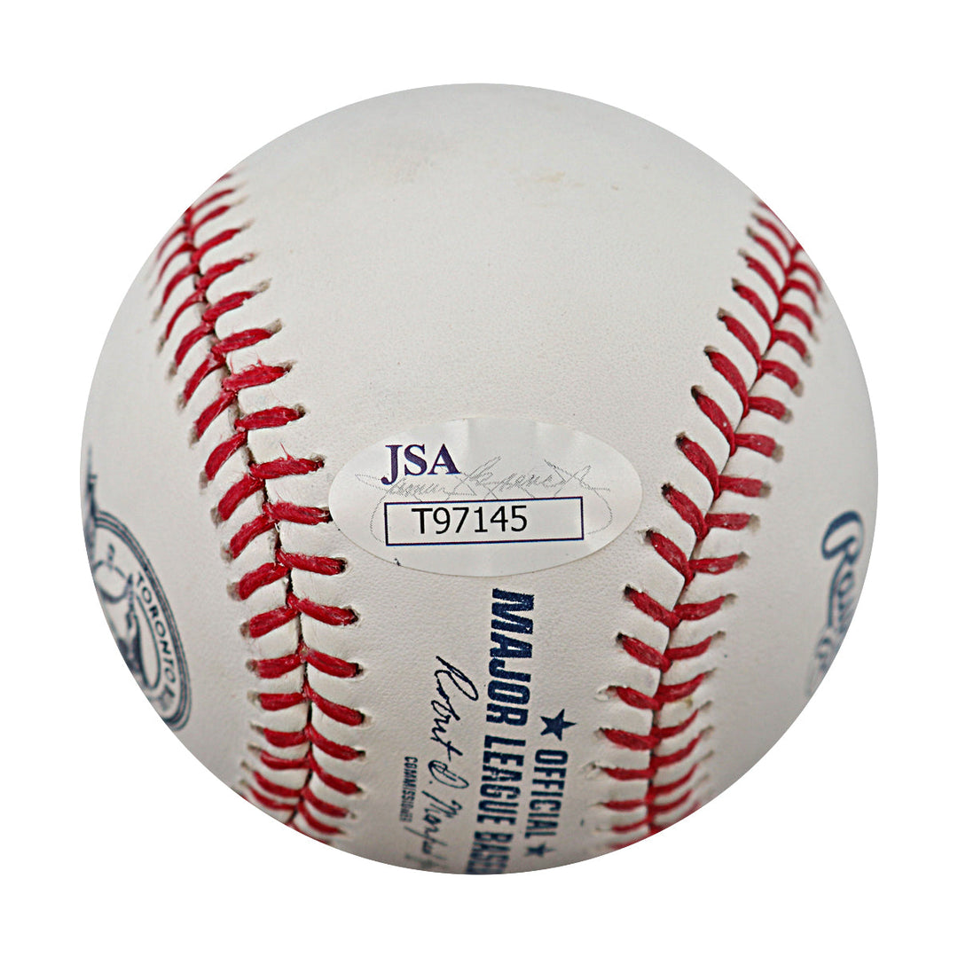 Gary Sanchez New York Yankees Autographed OMLB Baseball JSA COA