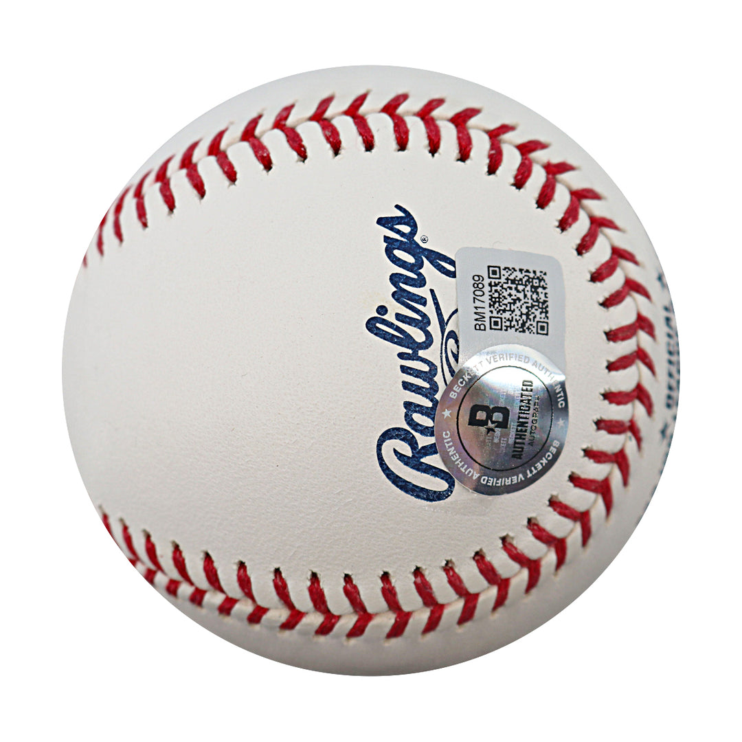 Juan Soto New York Mets Autographed OMLB Baseball Beckett Holo