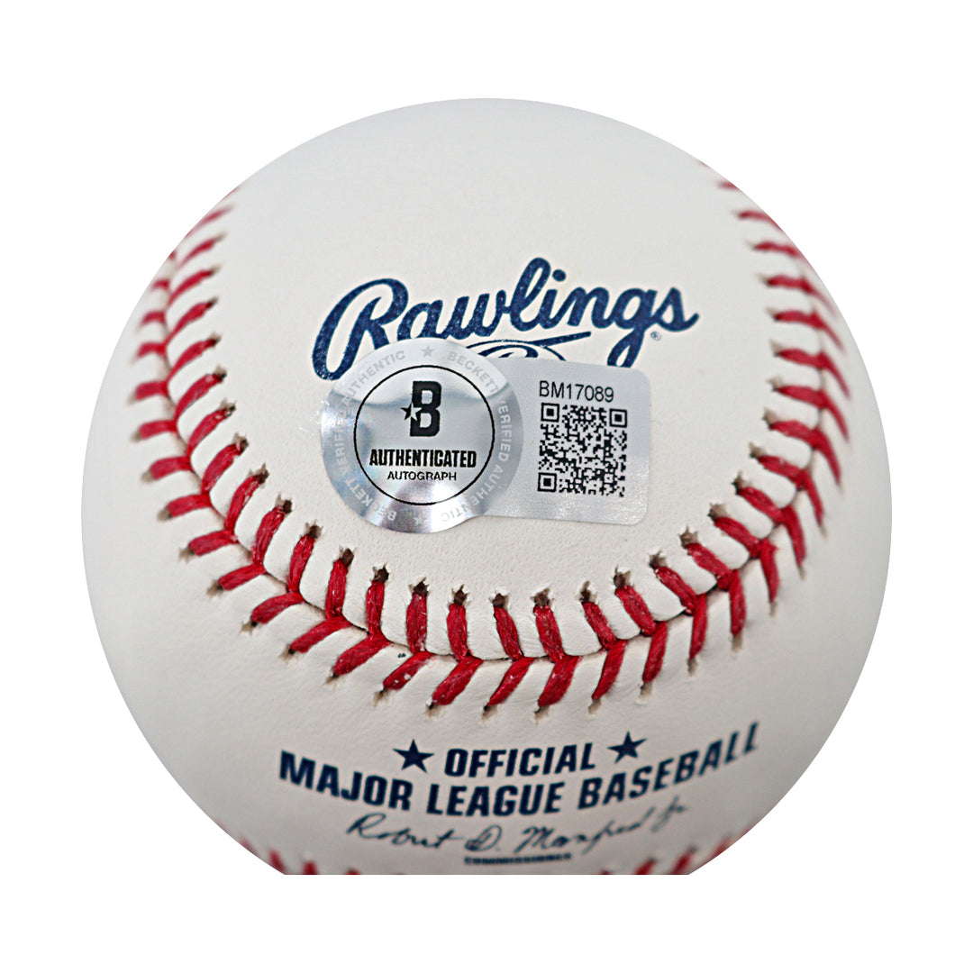 Juan Soto New York Mets Autographed OMLB Baseball Beckett Holo