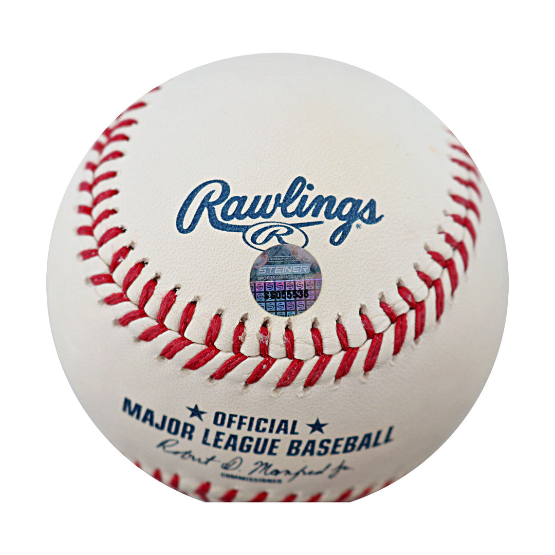 Jeurys Familia New York Mets Autographed OMLB Baseball Steiner COA