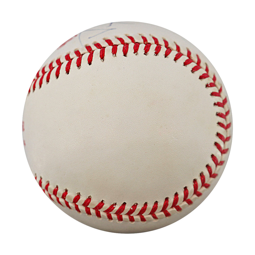 Darryl Strawberry New York Yankees Autographed 1996 World Series Logo Baseball Steiner COA