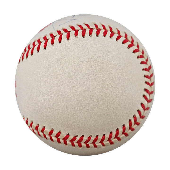 Darryl Strawberry New York Yankees Autographed 1996 World Series Logo Baseball Steiner COA
