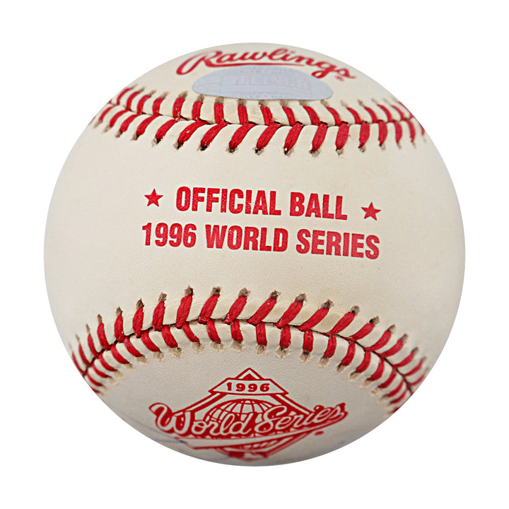 Darryl Strawberry New York Yankees Autographed 1996 World Series Logo Baseball Steiner COA