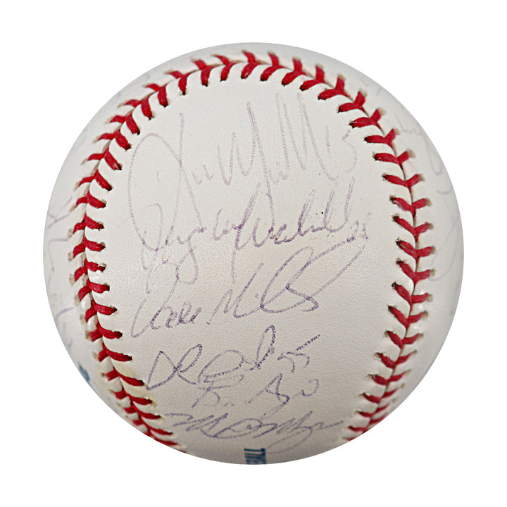 2005 Boston Red Sox Team Multi Signed OMLB Baseball JSA LOA