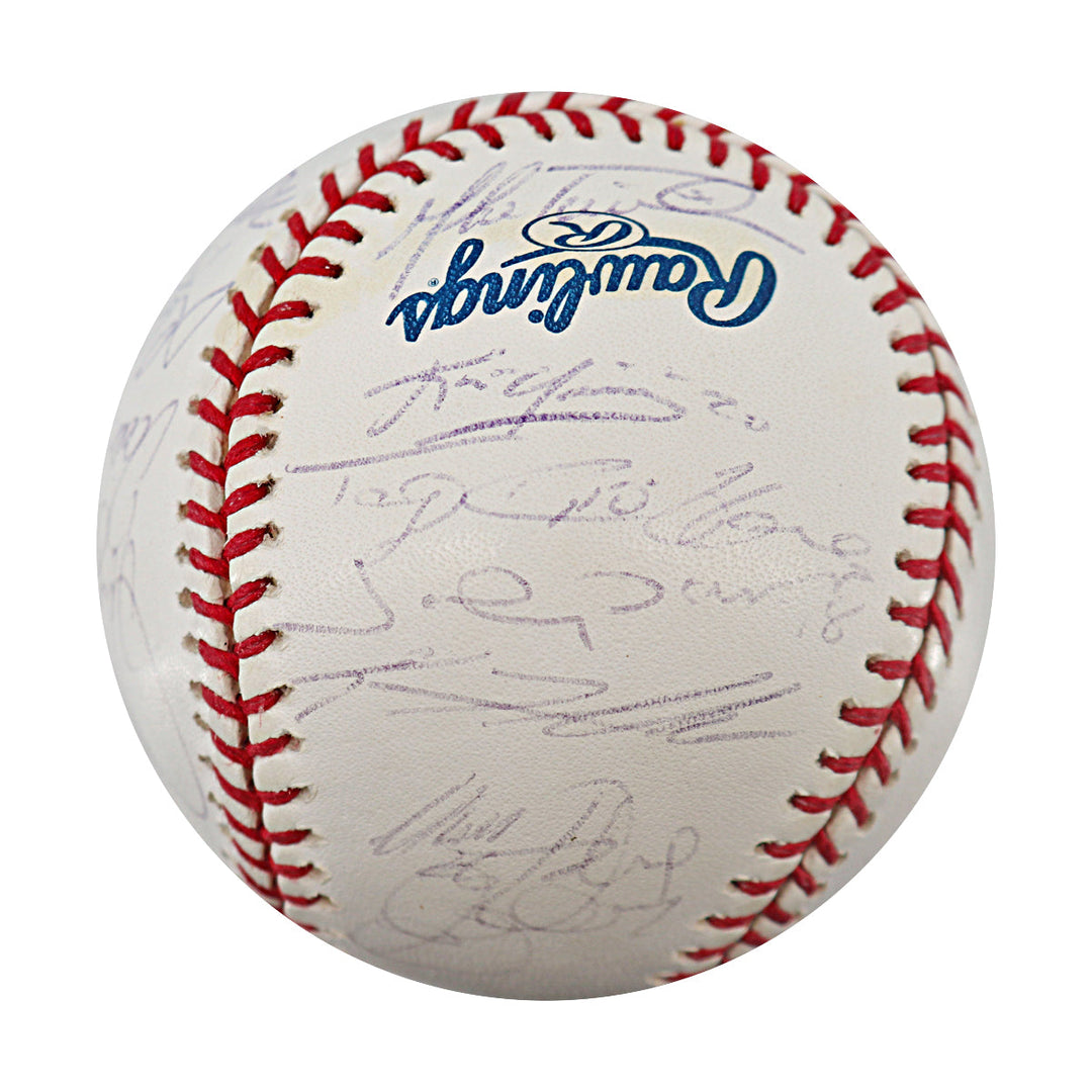 2005 Boston Red Sox Team Multi Signed OMLB Baseball JSA LOA
