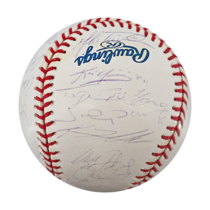 2005 Boston Red Sox Team Multi Signed OMLB Baseball JSA LOA