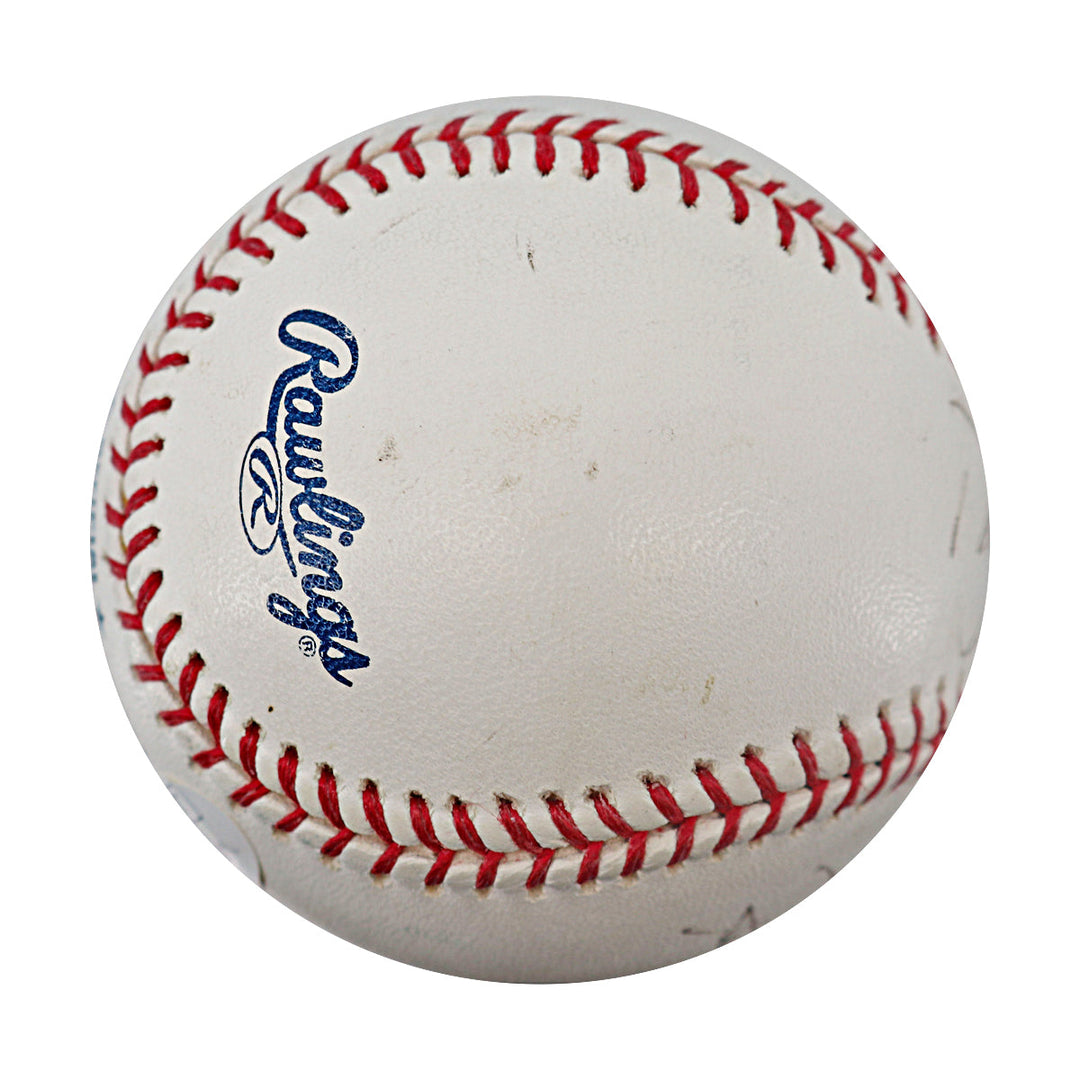 Torre Guidry Cone New York Yankees Multi Signed OMLB Baseball JSA Holo
