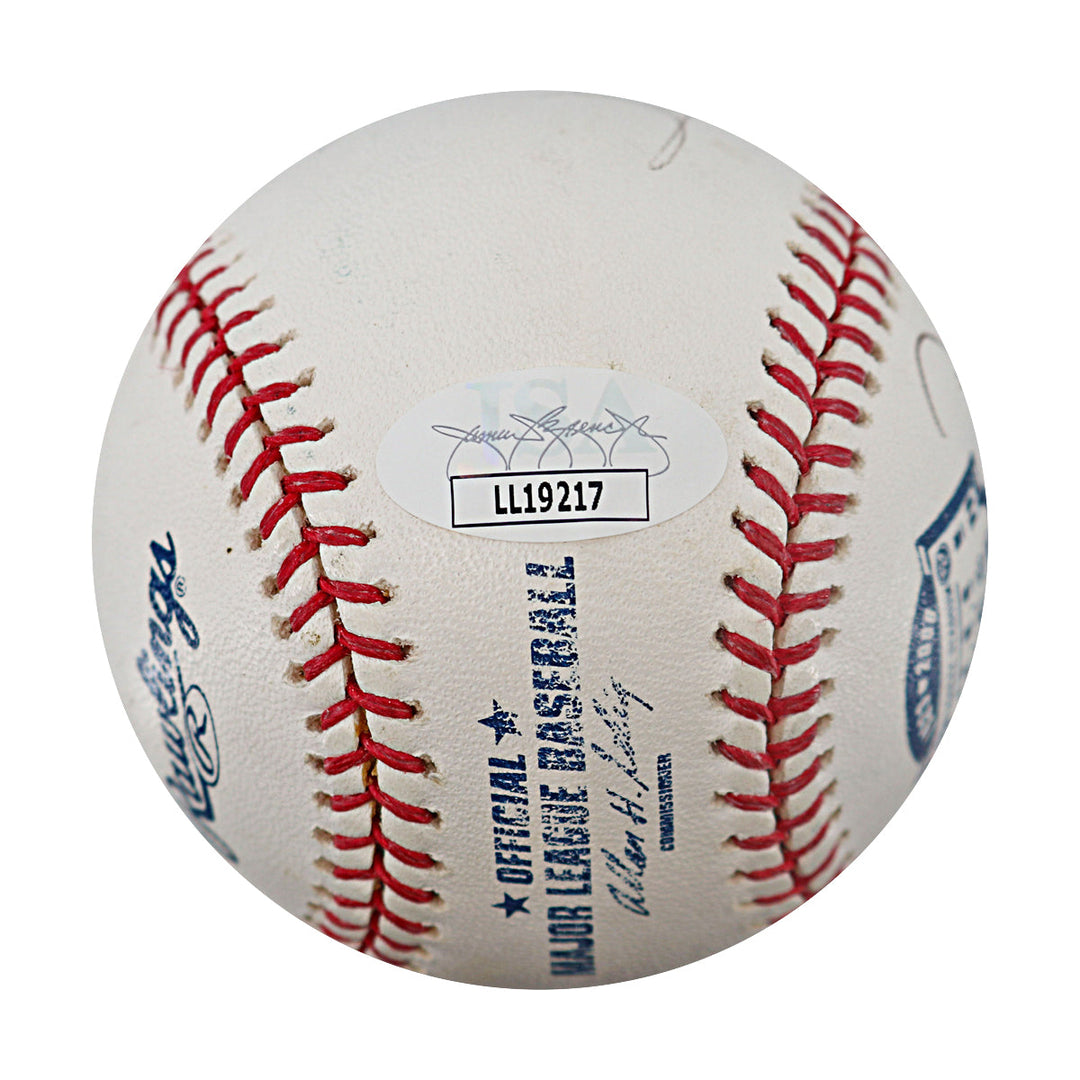 Torre Guidry Cone New York Yankees Multi Signed OMLB Baseball JSA Holo