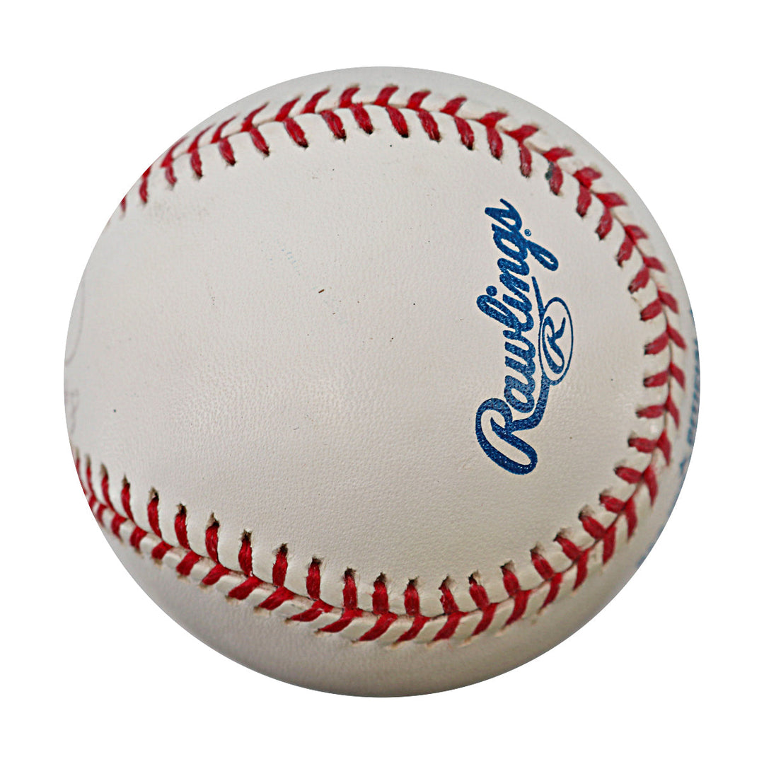 Gary Carter Mets Expos Autographed OMLB Baseball JSA COA