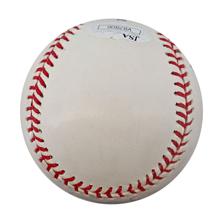Gary Carter Mets Expos Autographed OMLB Baseball JSA COA