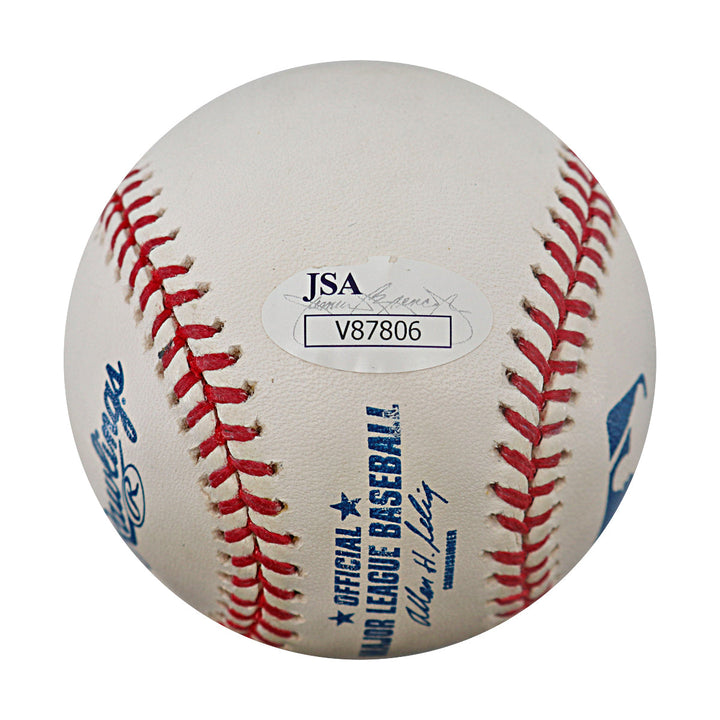Gary Carter Mets Expos Autographed OMLB Baseball JSA COA