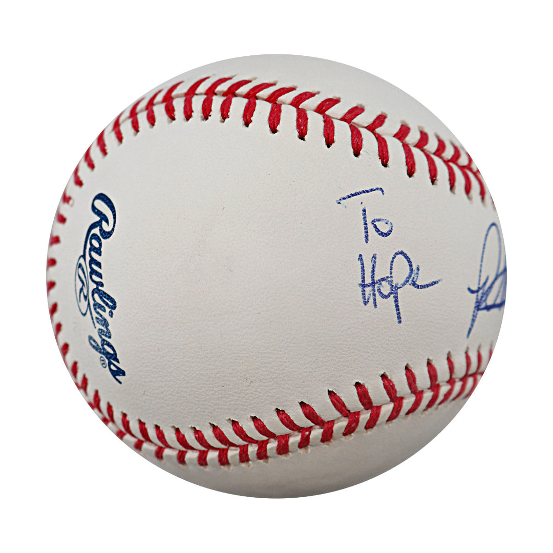Pete Alonso Baltimore Orioles Autographed Personalized OMLB Baseball JSA COA