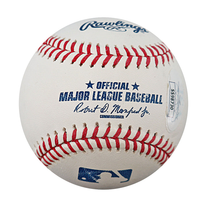 Pete Alonso Baltimore Orioles Autographed Personalized OMLB Baseball JSA COA