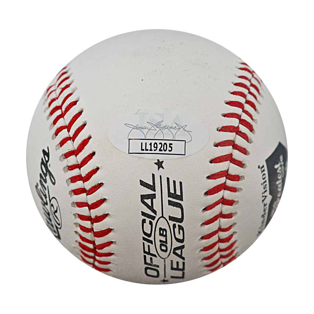 Robin Yount Milwaukee Brewers Autographed Inscribed Official League Baseball JSA COA