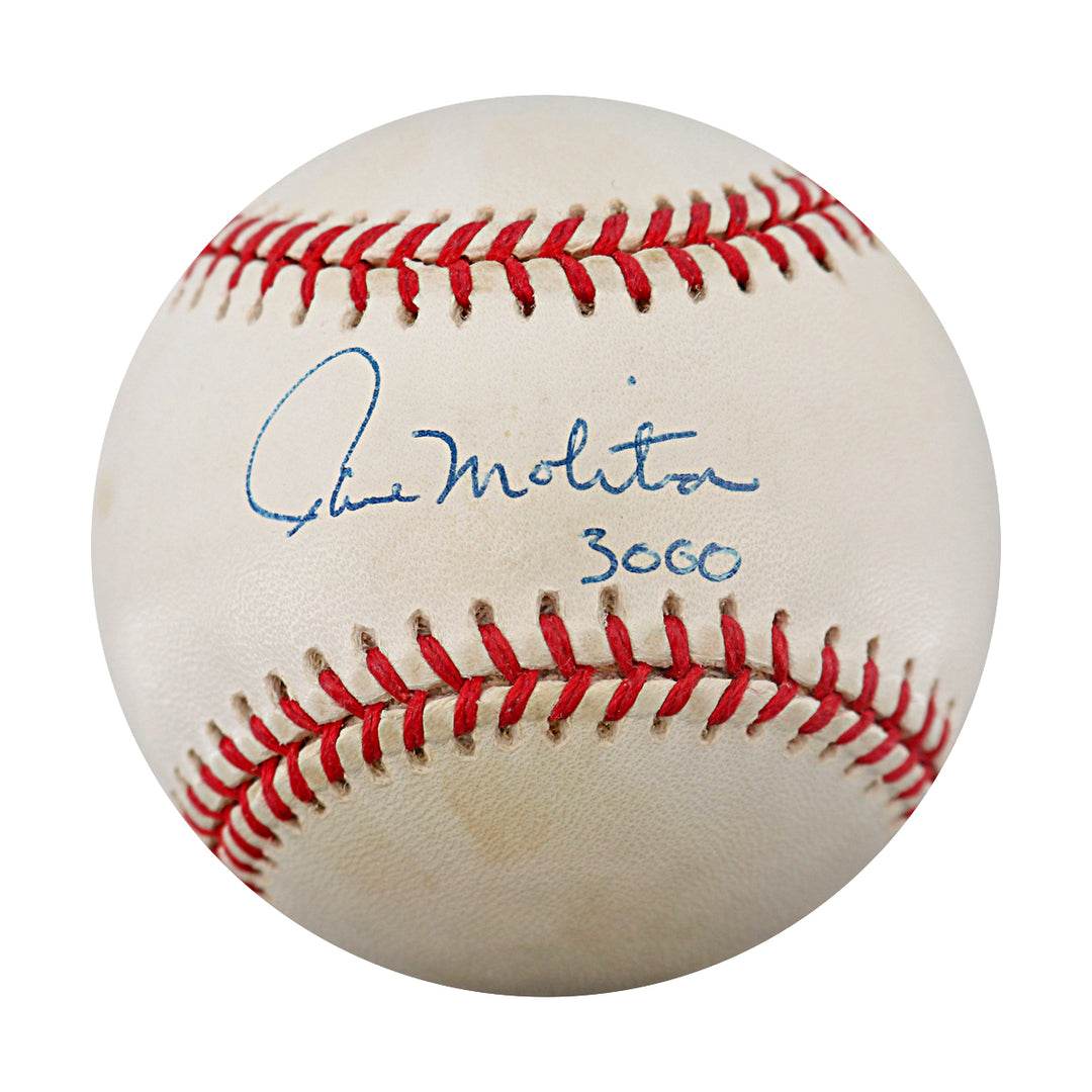 Paul Molitor Brewers Blue Jays Autographed OAL Baseball JSA COA