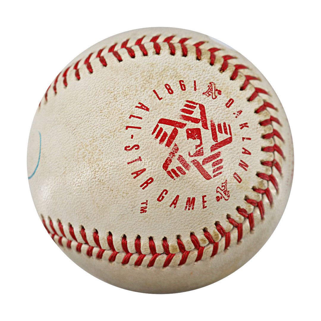 Andre Dawson Cubs Expos Autographed 1987 All Star Game Logo Baseball JSA COA