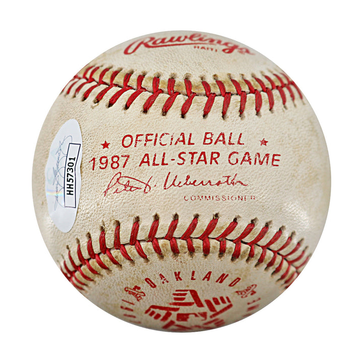 Andre Dawson Cubs Expos Autographed 1987 All Star Game Logo Baseball JSA COA