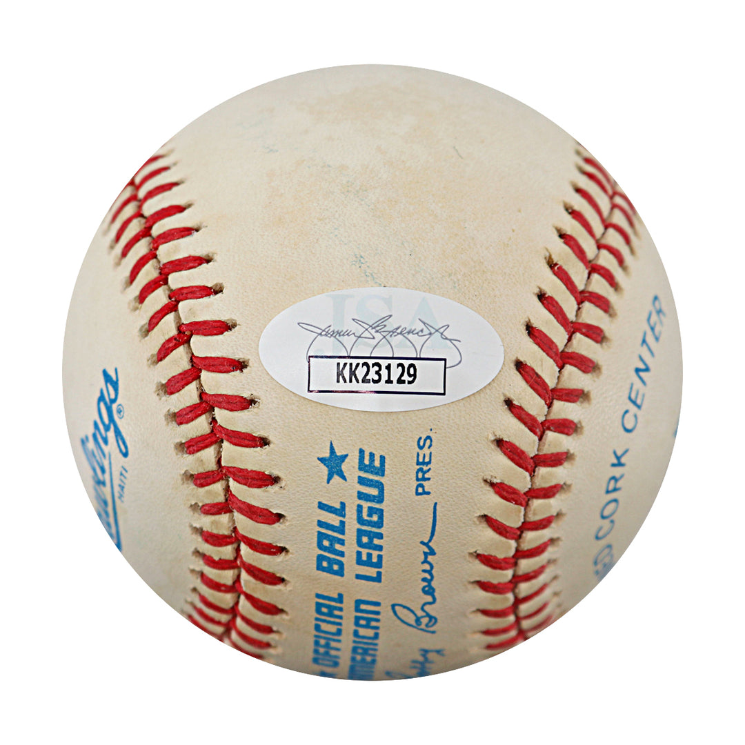 Brooks Robinson Baltimore Orioles Autographed OAL Baseball JSA COA