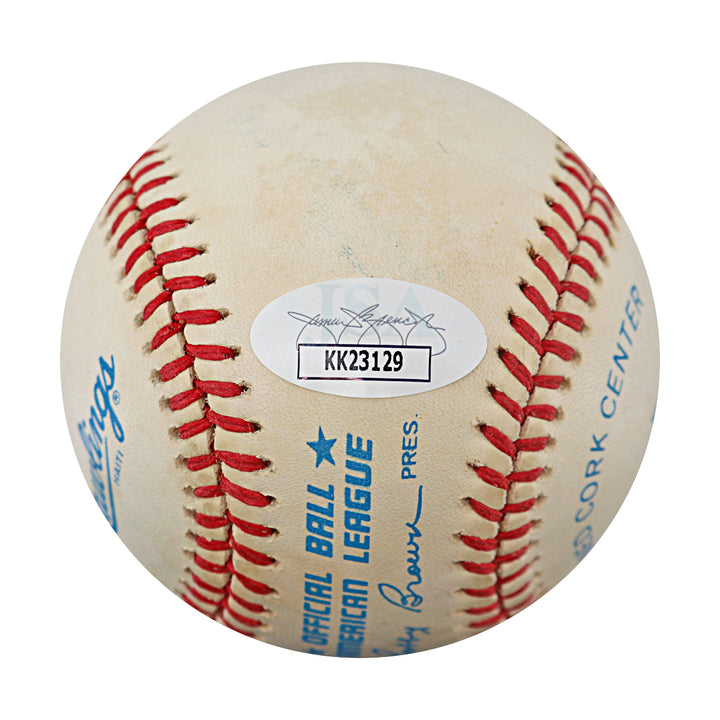 Brooks Robinson Baltimore Orioles Autographed OAL Baseball JSA COA