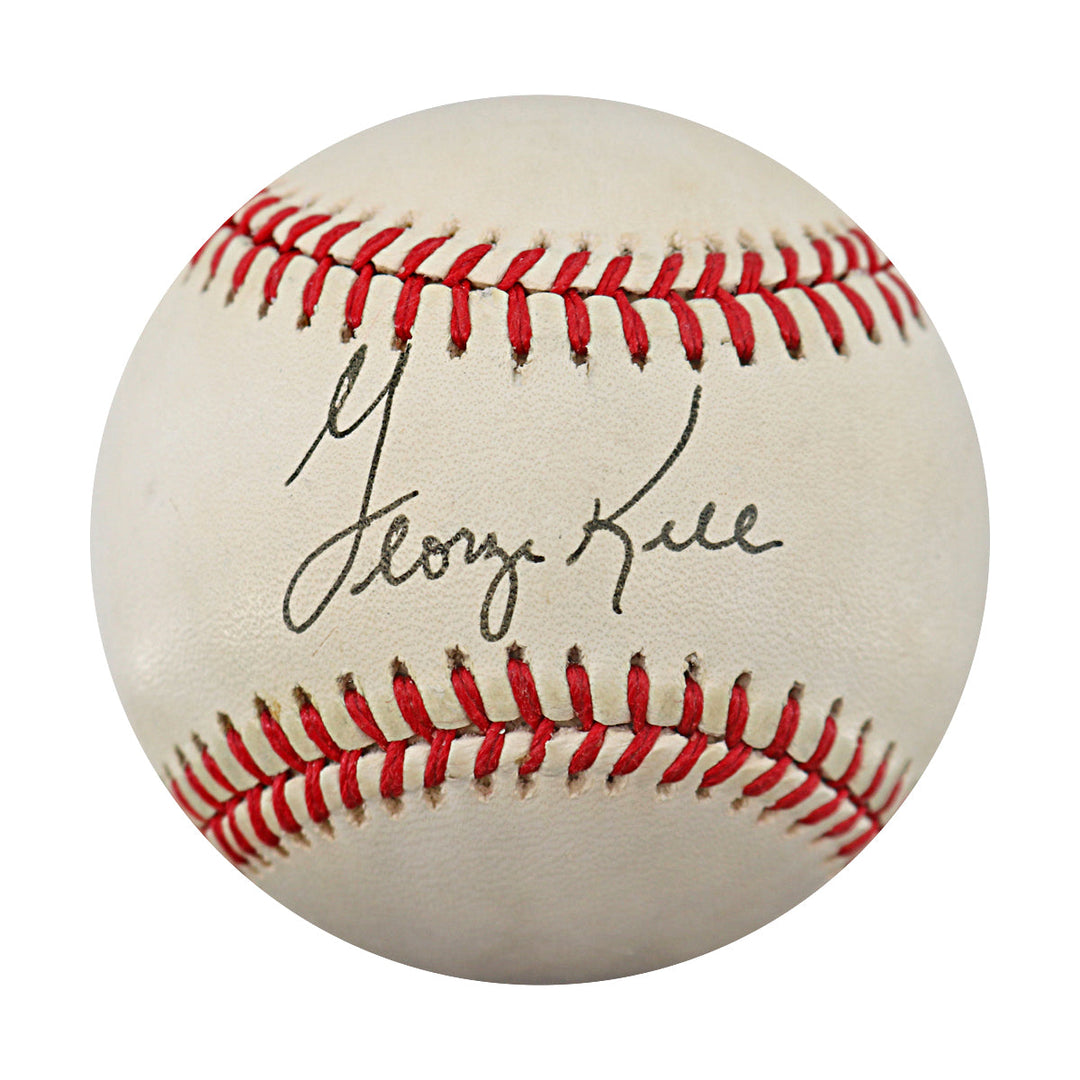 George Kell Boston Red Sox Autographed OAL Baseball PSA Holo