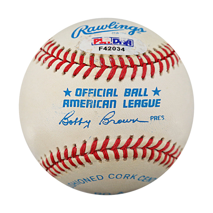 George Kell Boston Red Sox Autographed OAL Baseball PSA Holo