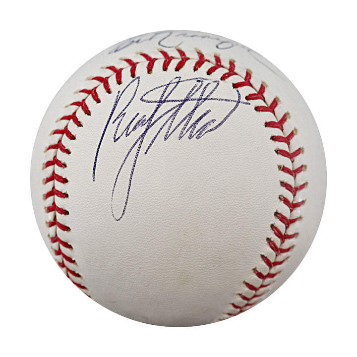Ed Kranepool Rusty Staub New York Mets Autographed OMLB Baseball All American Holo