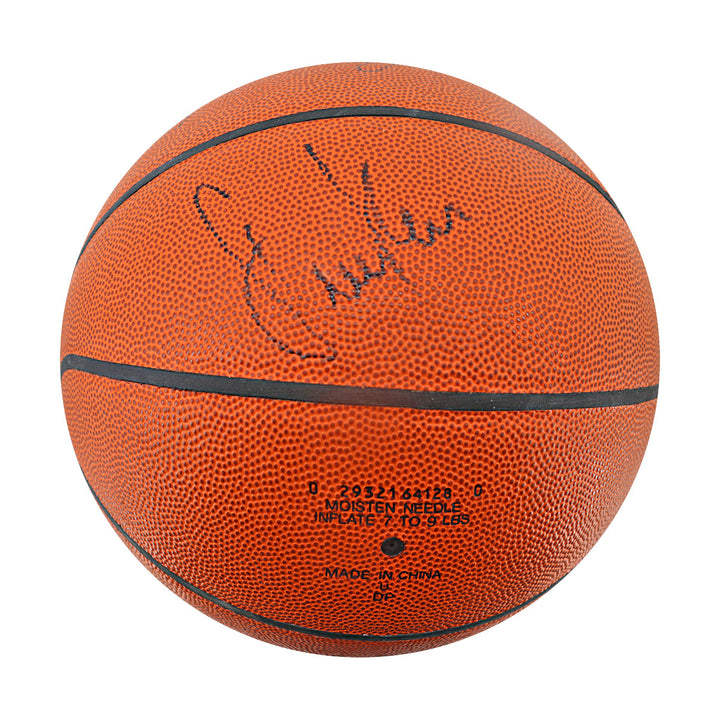 Robinson Popovich 1998 San Antonio Spurs Multi Signed Spalding I/O Basketball JSA LOA