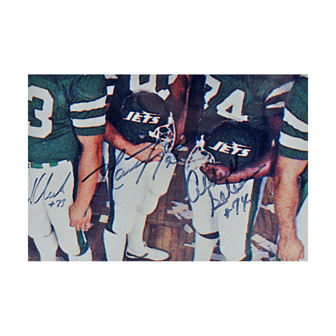 Gastineau Klecko Lyons Salaam New York Jets Sack Exchange Multi Signed Framed 16x20 Photo Steiner COA