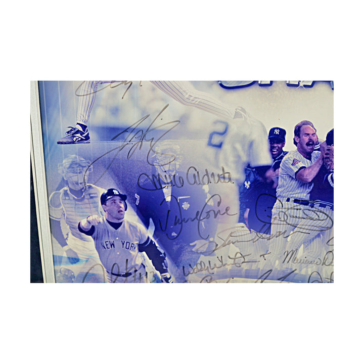 1996 New York Yankees Team Multi Signed Framed 16x20 Photo MAB Holo