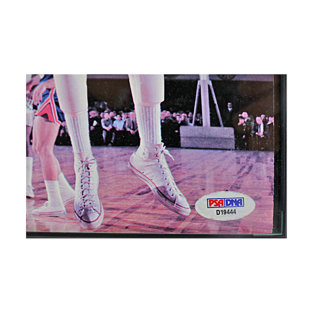 Wilt Chamberlain Philadelphia 76'ers Autographed Framed 8x10 Photo PSA Holo