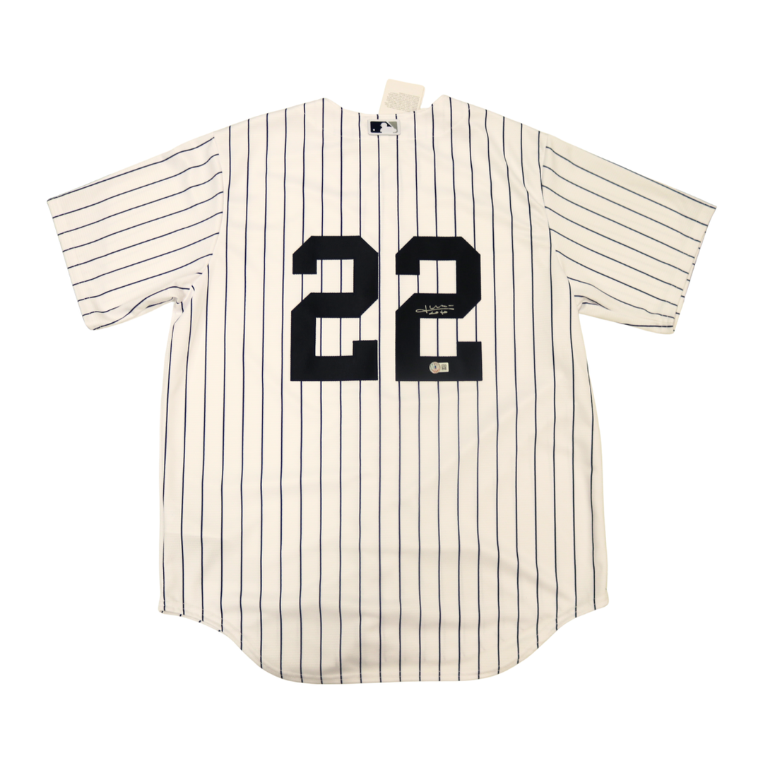 Juan Soto New York Yankees Autographed Nike Pinstripe Jersey Beckett Holo