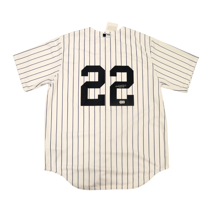 Juan Soto New York Yankees Autographed Nike Pinstripe Jersey Beckett Holo