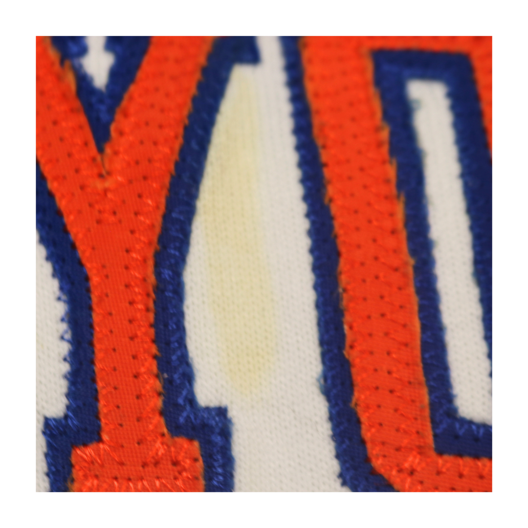 Walt Frazier New York Knicks Autographed White Hardwood Classic Jersey JSA COA