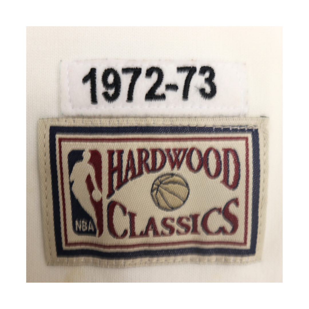 Walt Frazier New York Knicks Autographed White Hardwood Classic Jersey JSA COA