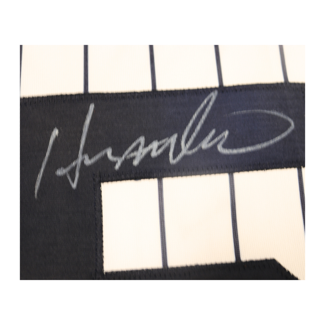 Hideki Matsui New York Yankees Autographed Majestic Pinstripe Jersey JSA COA