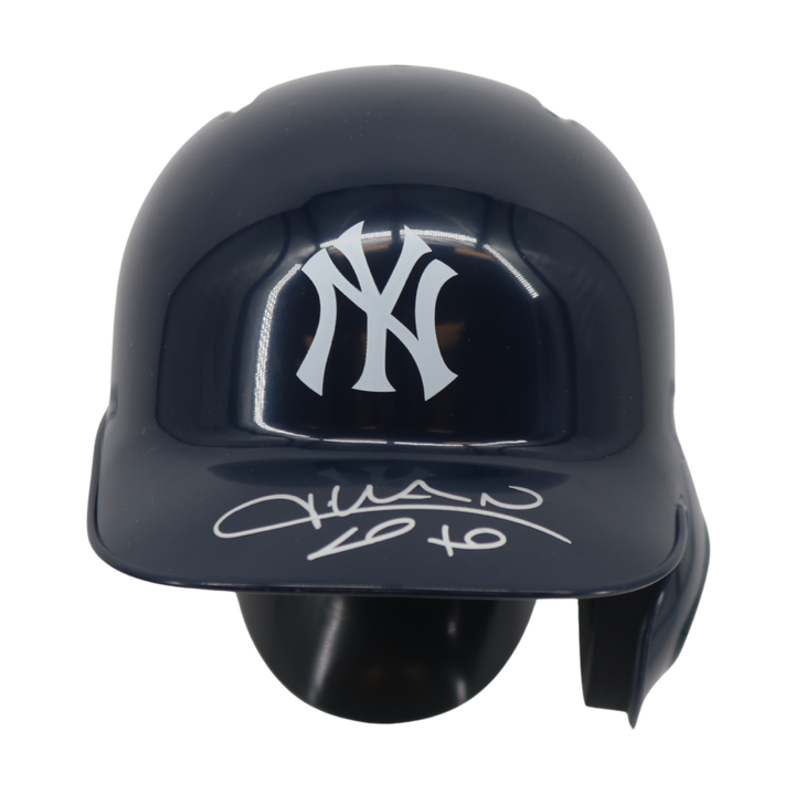 Juan Soto New York Yankees Autographed Mini Batting Helmet JSA COA