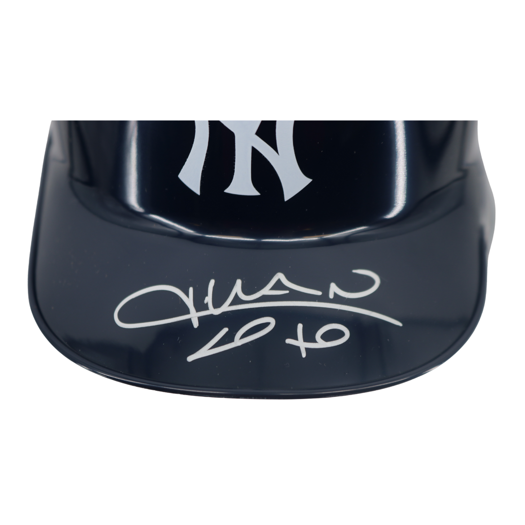 Juan Soto New York Yankees Autographed Mini Batting Helmet JSA COA